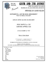 125th and 7th Avenue Jazz Ensemble sheet music cover